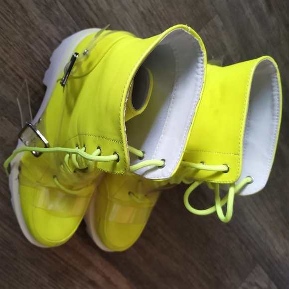 Cape Robbin Womens Neon Green  Size 8 - Picture 6 of 6